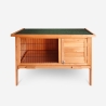 Clapier à lapin en bois extérieur abri jardin Carrot Vente