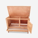 Clapier à lapin en bois extérieur abri jardin Carrot Offre