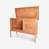 Clapier à lapin en bois extérieur abri jardin Carrot Remises