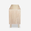 Commode en bois salon chambre 9 tiroirs 120x40x72cm Vudan Catalogue