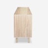 Commode en bois salon chambre 9 tiroirs 120x40x72cm Vudan Catalogue