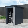 Abri de jardin box en polypropylène 130x190x196cm d'extérieur Nemi Choix