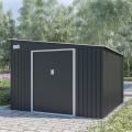 Cabane de jardin en métal abri à outils 279x321x203cm Maratea Promotion