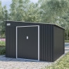 Cabane de jardin en métal abri à outils 279x321x203cm Maratea Promotion
