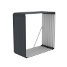 Abri de jardin extérieur en métal 110x52x110cm Livigno Remises