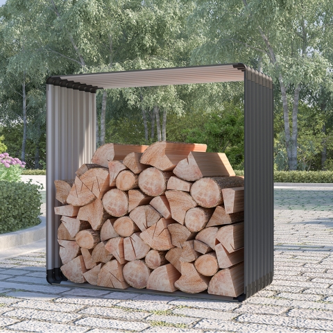 Abri de jardin extérieur en métal 110x52x110cm Livigno Promotion