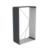 Abri en métal pour jardin extérieur 110x52x180cm Courmayeur Remises