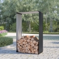 Abri en métal pour jardin extérieur 110x52x180cm Courmayeur Promotion