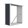 Abri à bois en métal porte-bûches jardin 182x89x190cm Vipiteno Offre