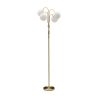 Lampadaire avec structure tissée et sphères en verre dépoli Glamy 4 Promotion