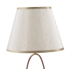 Lampe de table élégante avec base dorée et abat-jour beige Flush S Offre