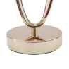 Lampe de table élégante avec base dorée et abat-jour beige Flush S Réductions