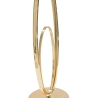 Lampe de table élégante avec base dorée et abat-jour beige Flush M Réductions