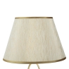 Lampe de table élégante avec base dorée et abat-jour beige Flush M Catalogue
