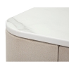 Console d'entrée avec 2 tiroirs et pieds dorés 70x40cm Beauty Modèle