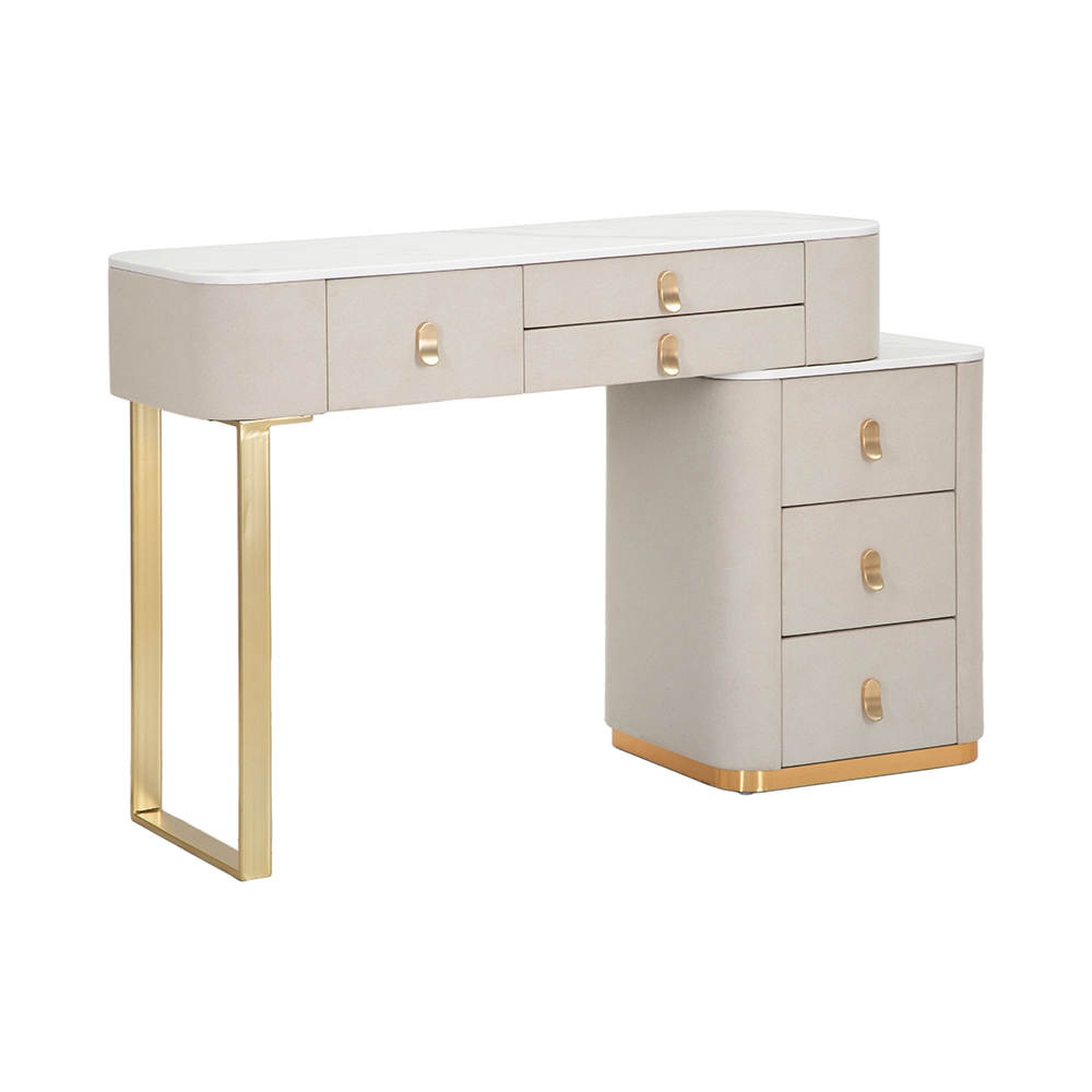 Coiffeuse avec 6 tiroirs Vanity