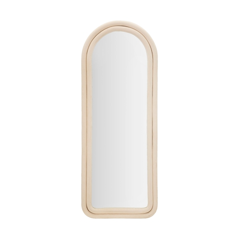 Miroir mural ou sur pied en velours à arc 60x160cm Cloe Promotion