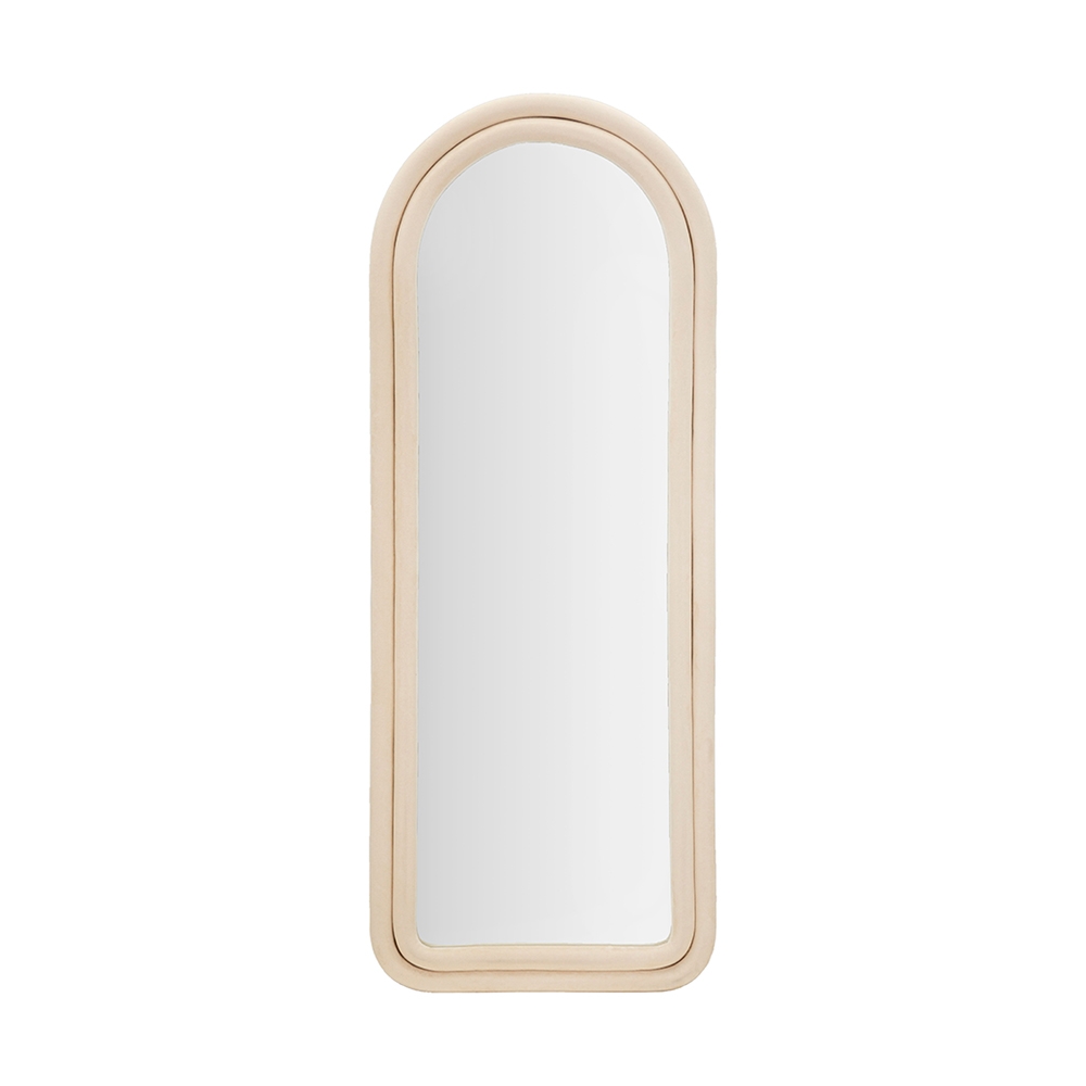 Miroir mural ou sur pied en velours à arc 60x160cm Cloe Promotion