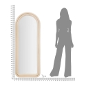 Miroir mural ou sur pied en velours à arc 60x160cm Cloe Catalogue