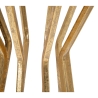 Table d'appoint décoratif rond haut en métal doré style glam 38cm Stick Réductions