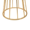 Table d'appoint décoratif rond haut en métal doré style glam 38cm Stick Catalogue
