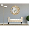 Miroir mural rond avec papillons 3D dorés Butterfly Wind Vente