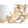 Miroir mural rond avec papillons 3D dorés Butterfly Wind Offre