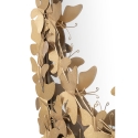 Miroir mural ovale doré avec papillons décoration Butterfly Wind Remises