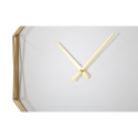 Horloge murale octogonale en métal doré Octagonal Offre