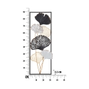 Décoration murale en métal 3D rectangulaire h90cm Ory Catalogue