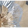 Décoration murale en métal 3D avec motif floral Poxy Remises