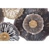 Décoration murale en métal 3D multicolore Browny Offre