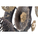 Décoration murale en métal 3D multicolore Browny Remises