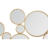 Décoration murale avec miroirs ronds dorés Mirrors Offre