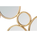 Décoration murale avec miroirs ronds dorés Mirrors Réductions