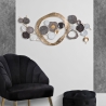 Décoration murale en métal 3D minimaliste Indry Vente