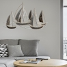Décoration murale en métal 3D thème marin Veliero Vente