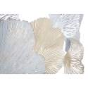 Décoration murale en métal 3D avec feuilles de Ginkgo Silvy Offre