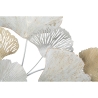 Décoration murale en métal 3D avec feuilles de Ginkgo Silvy Remises