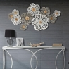Décoration murale en métal 3D motif naturel Lory Vente