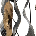 Décoration murale en métal 3D florale multicolore Otos Réductions