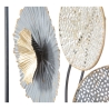 Décoration murale carrée en métal floral 3D Sqity Offre