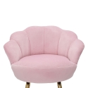 Tabouret de bar cuisine avec dossier en fleur jambes dorées h90cm Vienna 