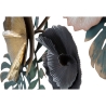 Décoration murale 3D en métal multicolore style tropical avec feuilles Amaz Réductions