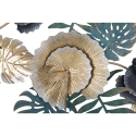 Décoration murale 3D en métal multicolore style tropical avec feuilles Amaz Catalogue
