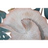 Décoration murale 3D en métal multicolore style tropical avec feuilles Amaz Choix