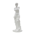 Statue décorative classique de table en polyrésine blanche H49cm Greek Promotion