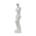 Statue décorative classique de table en polyrésine blanche H49cm Greek Catalogue