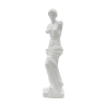 Statue décorative classique de table en polyrésine blanche H49cm Greek Catalogue