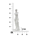 Statue décorative classique de table en polyrésine blanche H49cm Greek Choix